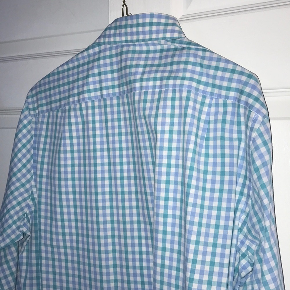 Blue striped J. Crew button down